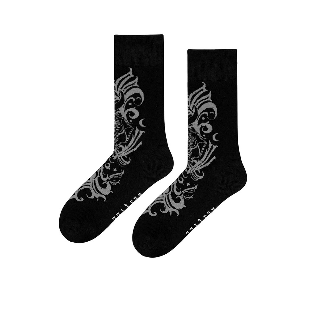 Restyle - Bat Baroque Socks - Black